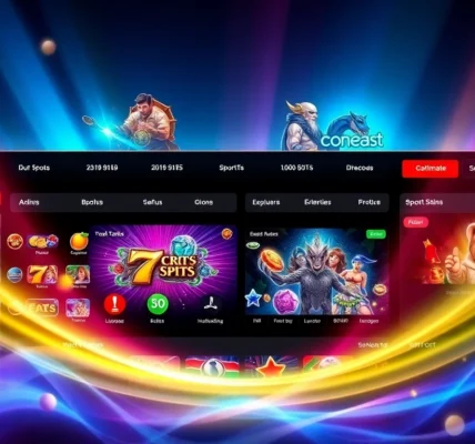 CK444 gaming platform showcasing engaging slots, live casino, and sports betting interface with vibrant visuals and seamless navigation