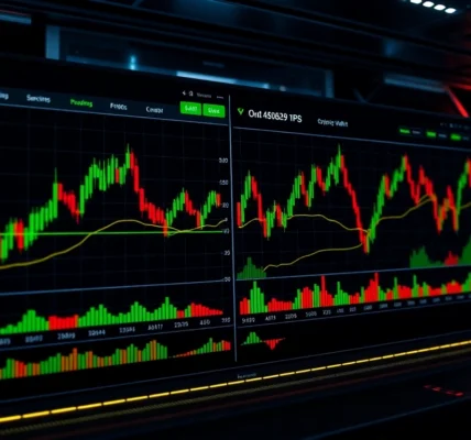 AICoin real-time crypto market dashboard showing dynamic charts and security features, emphasizing safe trading.