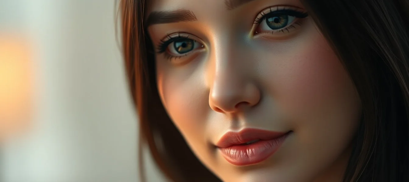AI girlfriend engaging in unfiltered NSFW chat with realistic expressive features for digital intimacy and personalization.