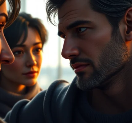 Close-up of adult figures created with a prominent nsfw ai generator, showcasing realistic textures and expressive features for accessibility.