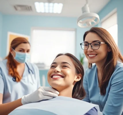 Ventura Bright Dental team providing friendly dental care in a modern, welcoming office setting
