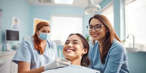 Ventura Bright Dental team providing friendly dental care in a modern, welcoming office setting