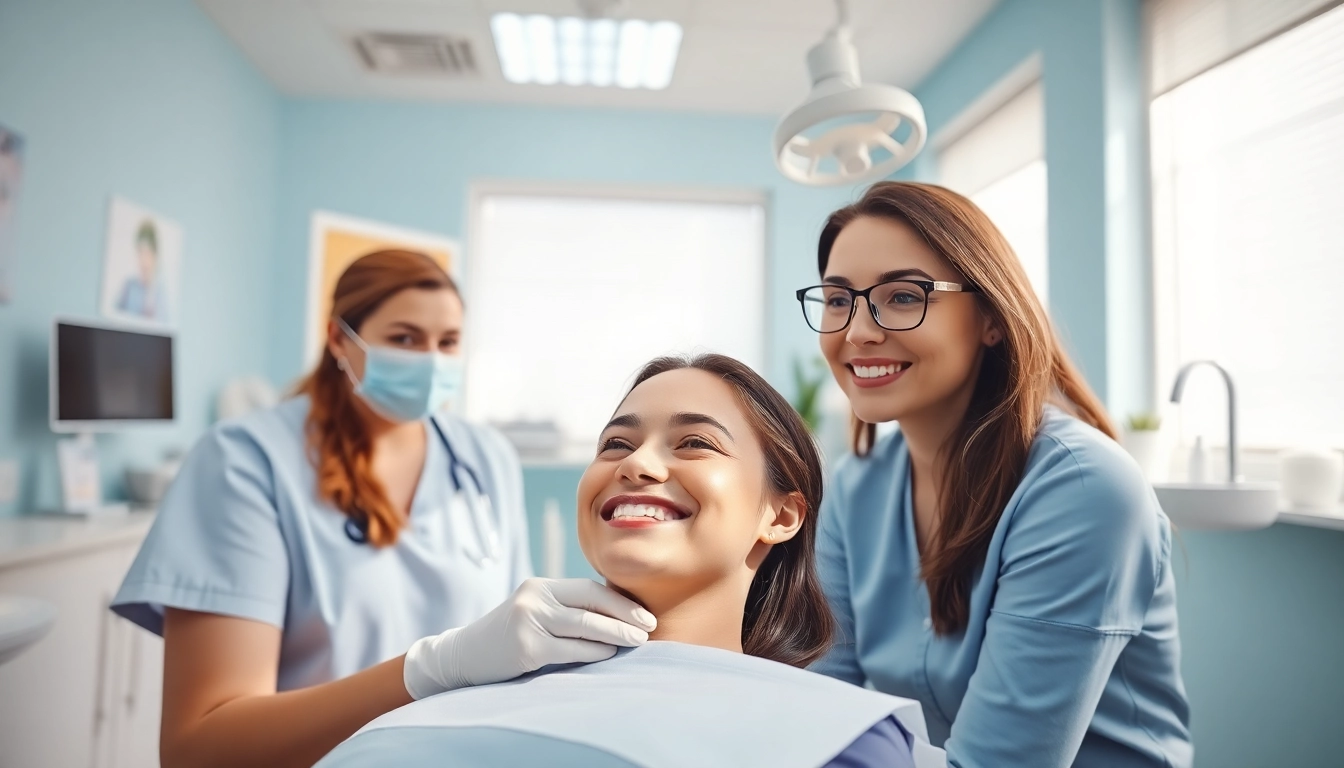 Ventura Bright Dental team providing friendly dental care in a modern, welcoming office setting