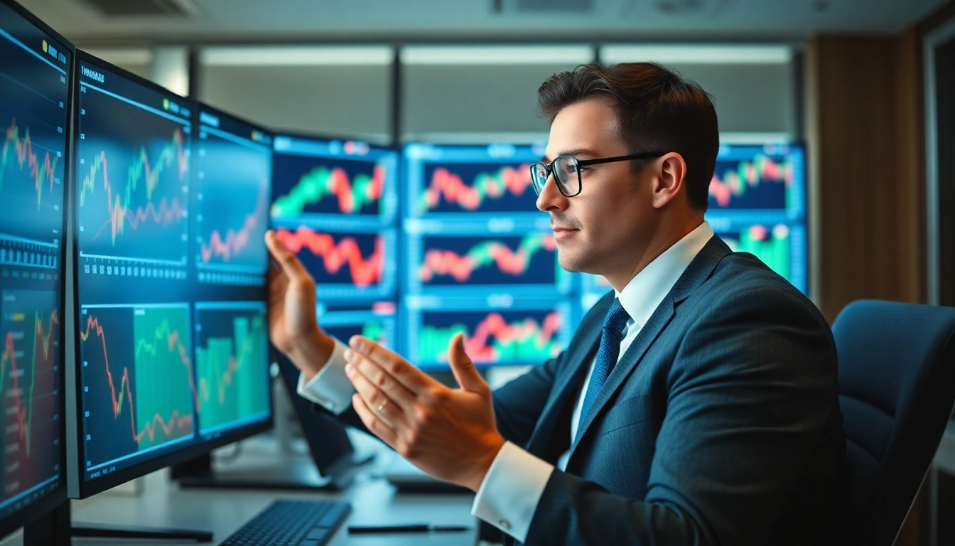 Stock Market Latest News updates with rising graphs and financial analysis for investors